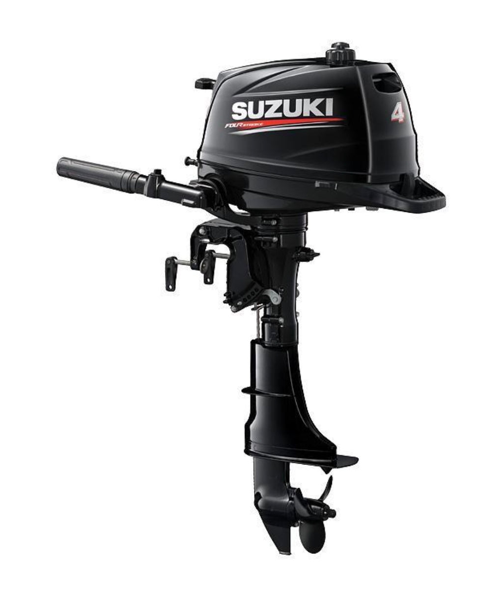 Suzuki DF4 4HP 4-Stroke Outboard Motor – New | Portable Marine Engine