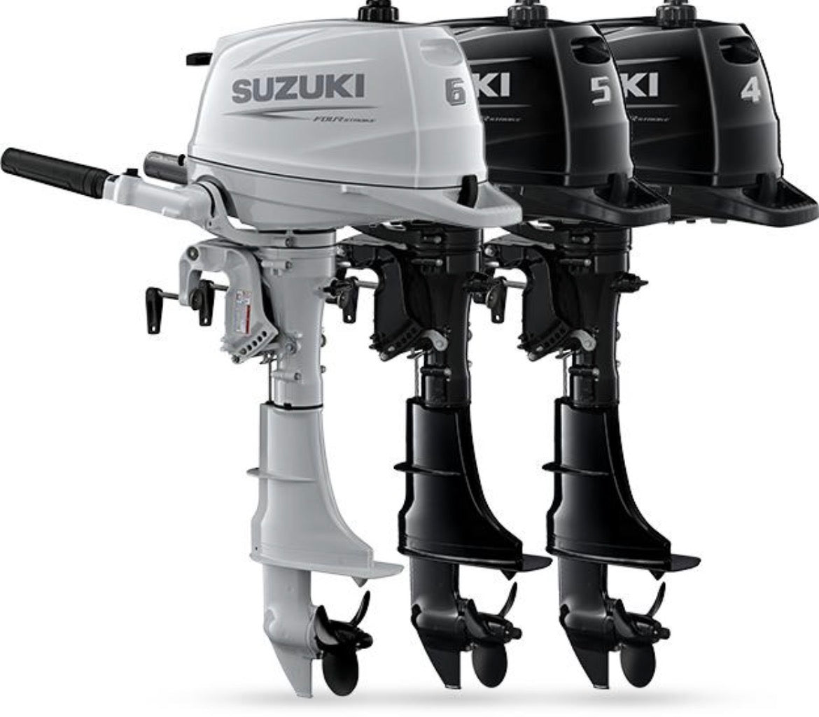 Suzuki DF4 4HP 4-Stroke Outboard Motor – New | Portable Marine Engine